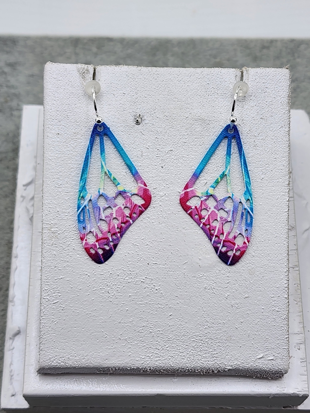 Multi-Color Butterfly Wing Dangle Earrings - Women Jewelry
